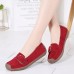 Women Metal Decor Suede Comfy Non Slip Soft Sole Casual Flats Loafers