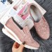 Large Size Women Casual Pointed Toe Hollow Slip On Wedges Loafers