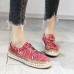 Women Large Size Casual Hollow Out Fringe Loafers