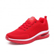 Air Cushion Shoes Unisex Lovers  Fashion Sports Running Shoes Breathable Flying Woven Mesh Shoes