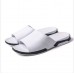 Men's White and Black Slip On Slide Nonslip Indoor Outdoor Sandals