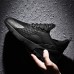 Trending Men's Fashion Fly Woven Low Top Shock Absorption Casual Sports Shoes