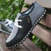 Spring and Autumn Men's Trending Low Cut White Sport Casual Leather Shoes