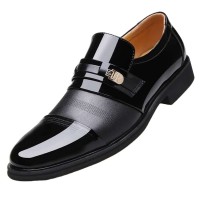 Summer Leather Shoes Slip On Formal Casual Business Shoes Men Dress Shoes