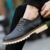 Autumn England New Mens Leather Shoes Fashion Casual Business Shoes