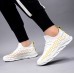 Hot Sale Sports Shoes Scale Design Fly Woven Shoes Men Breathable Light Weight Casual Shoes