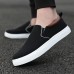 Fashion Big Size Low Top Men Casual Daily Wear Shoes Blank Slip On Canvas Shoes