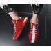 Fashion Simple Design Fly Woven Running Shoes Men Two Tone Contrast Color Casual Shoes