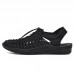 Summer Breathable Men's and Women's Beach Sandals Hollow Woven Flat Wading Shoes