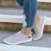 Large Size Women Solid Color Casual Comfortable Canvas Shoes
